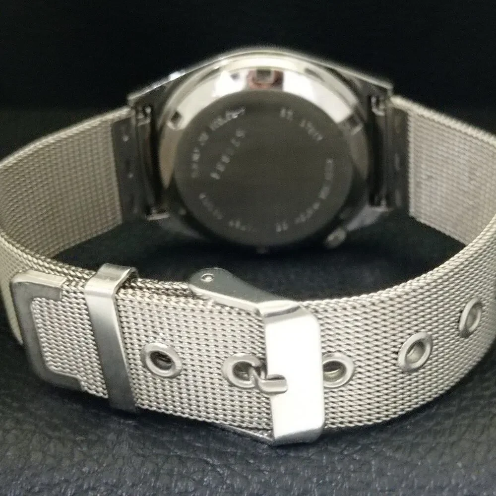 Vintage 1980 Citizen Automatic Mens Silver Watch W/daydate & Gold accents - Picture 2 of 10